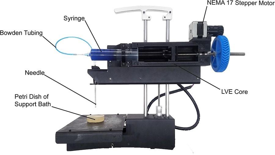 3D生物印表機。(圖片來源：卡內基梅隆大學)
