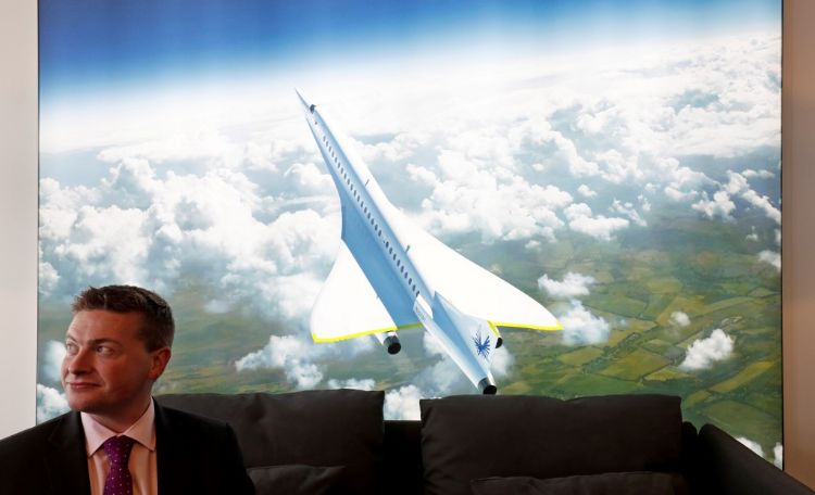 Boom Supersonic透過空氣動力、先進材料和3D列印技術打造商務客機Overture、XB-1以及其他飛機，不僅在生產過程中節省時間與資源，還減輕飛機的重量。法新社